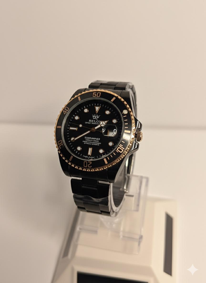 Black Rolex watch